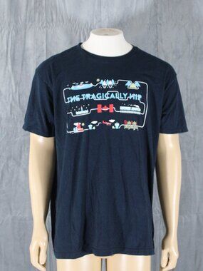 Band Shirt - Tragically Hip Man Machine Poem Tour 2016 - Men's Large